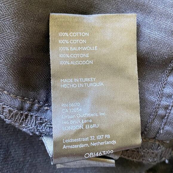 Free People Womens Maggie Distressed Straight Leg Crop Jean Size 27 Black - Picture 8 of 12